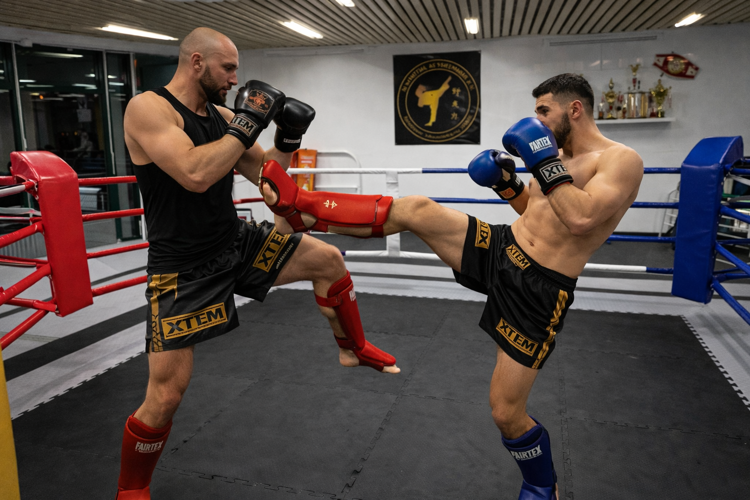 Kickboxen Sparring